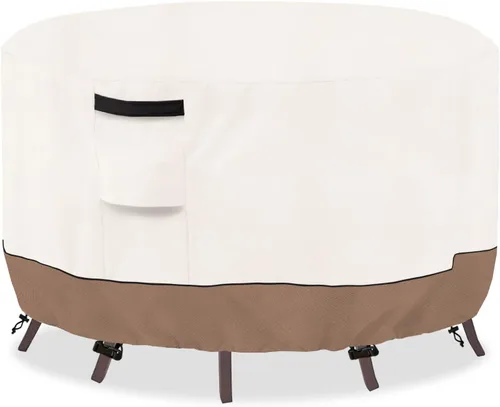 Miniatura 11 de Funda rectangular para mesa de exterior, impermeable, para muebles de patio, funda rectangular para mesa de comedor al aire libre, 60 pulgadas