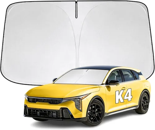 Miniatura 31 de Parasol para parabrisas delantero compatible con Toyota Highlander 2020-2023 2024 2025, protector de visera solar bloquea los rayos UV, parasol