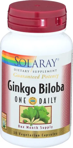 Solaray Ginkgo Biloba - 30 Cápsulas
