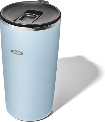 Miniatura 18 de OXO Strive - Vaso aislado de 24 onzas con tapa deslizante, cobalto oscuro