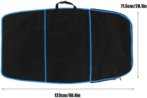 Miniatura 5 de Bolsa para tabla de surf, cubierta de tabla de surf, bolsa de transporte de poliéster, accesorio de surf, bolsa protectora para tabla de surf, 48.4