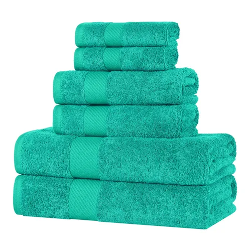 Miniatura 36 de SUPERIOR Kendell - Juego de 4 toallas de baño de algodón egipcio, absorbentes, para la ducha, artículos esenciales para el spa, toallas grandes
