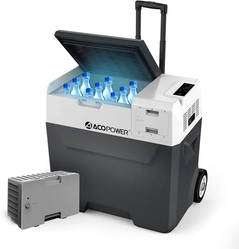 Miniatura 14 de ACOPOWER LiONCooler Pro HY-COMBO-PX30 - Congelador solar portátil de 32 cuartos de galón y panel solar de 90 W, kit combinado para camión, caravana