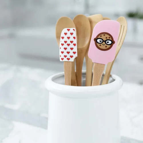 Miniatura 7 de Wilton ROSANNA PANSINO Wilton Nerdy Nummies - Espátulas de silicona, juego de 2 espátulas de silicona