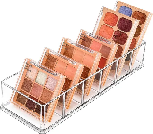 Miniatura 9 de JessLab Organizador de acrílico, organizador de baño para cajón, vitrinas de cosméticos para tocador, encimera, escritorio, cocina y almacenamiento