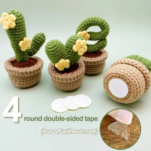 Miniatura 4 de Lily's Lyric Kit de ganchillo y manualidades Cactus Love Tutorial en video paso a paso para adultos adolescentes Idea de regalo