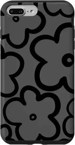 Miniatura 12 de Cute Flower Pattern Wildflower Charcoal Grey Black Floral Case for iPhone 17