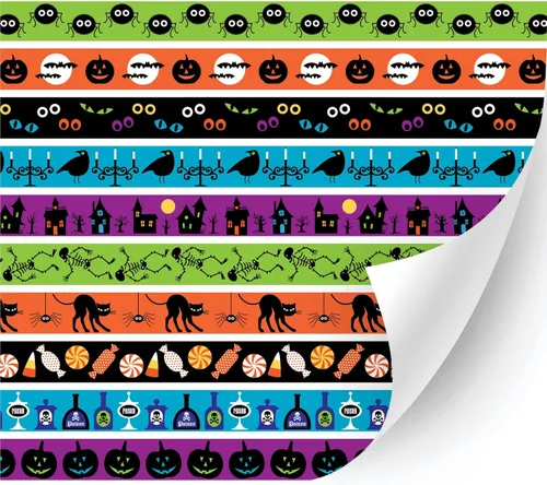 Miniatura 19 de HTV4U Puff - Vinilo de transferencia de calor con estampado de Halloween (azul Dia de Muertos, 12 x 12 pulgadas), vinilo 3D estampado para planchar