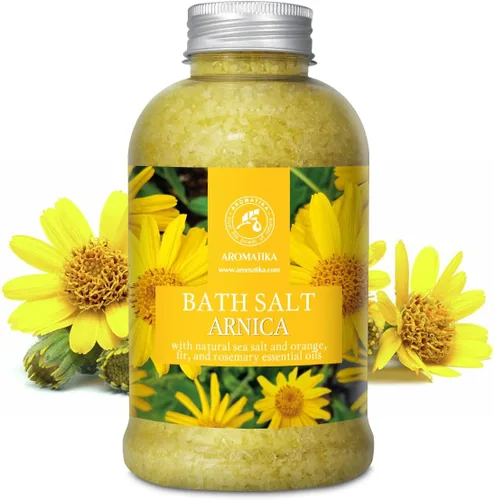 Miniatura 2 de Sales de baño de árnica de 21.16 onzas – Aceites esenciales de romero y abeto 100% naturales – sal marina Arnica 21.16 oz – Lo mejor para el baño