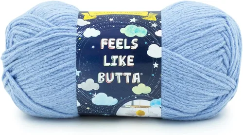 Miniatura 32 de Lion Brand Yarn - Hilo Feels Like Butta, hilo aterciopelado suave para tejer y hacer ganchillo, paquete de 1, Negro