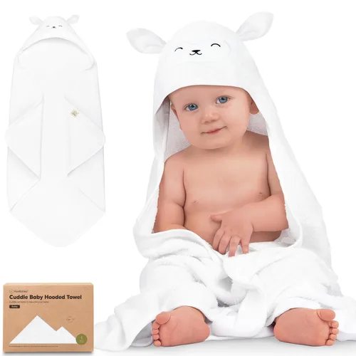 Miniatura 54 de KeaBabies Toalla de bebé con capucha para recién nacido, viscosa derivada de bambú, toallas de baño grandes con capucha para niños, niñas, niños