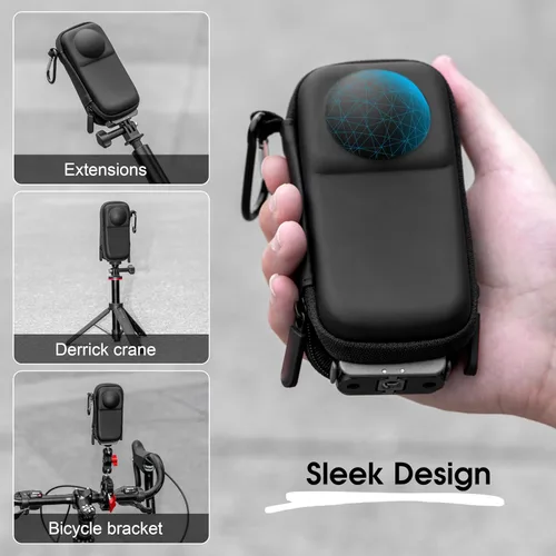 Miniatura 4 de STARTRC VCR Funda de transporte para Insta360 X4 Air (para tapa de lente original), bolsa de almacenamiento, cubierta protectora de viaje, carcasa