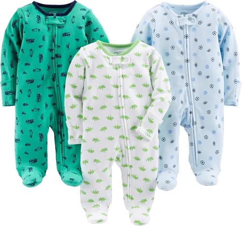 Miniatura 30 de Simple Joys by Carter’s - Paquete de 3 pijamas Sleep and Play