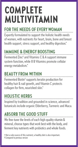 Miniatura 8 de New Chapter Every Woman's, One Daily Multi, Tabletas multivitamínicas, NCH03089, Default, 1, 1