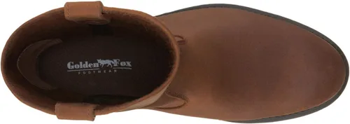 Miniatura 4 de Golden Fox - Botas de trabajo para hombre de cuero Wellington para granja y construcción