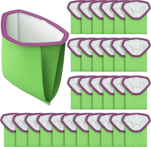 Miniatura 9 de Paquete de 16 bolsas de vacío 100331 de repuesto compatibles con aspiradora ProTeam de 10 cuartos de galón, para Coachvac, Super Coachvac, Megavac