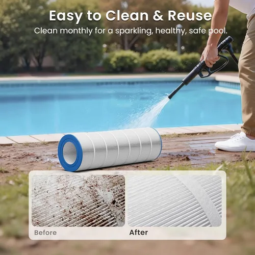 Miniatura 9 de Future Way Cartucho de filtro de piscina CC150 de repuesto para Pentair Clean & Clear 150, repuesto Pleatco PAP150, Pentair R173216, Unicel C-9415