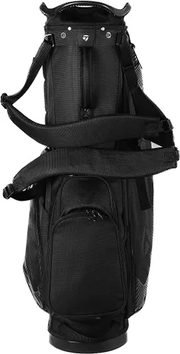 Miniatura 5 de TaylorMade Bolsa de soporte profesional, ligera, ideal para llevar o empujar el carrito Negro