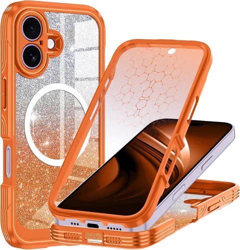 Miniatura 33 de Hekodonk Funda para iPhone 15 Pro Max, compatible con Magsafe [protector de pantalla de vidrio templado integrado y protección de lente de cámara]