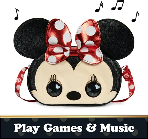 Miniatura 8 de Purse Pets, Disney Minnie Mouse Officially Licensed Interactive Pet Toy & Kids Purse