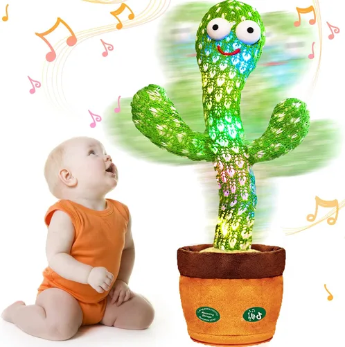 Miniatura 8 de Juguete de Jirafa Danzante con Luces LED, Juguete para Bebé Jirafa que Habla y Canta, Repite lo que Dices (Grabación de Audio y Repetición) Animal