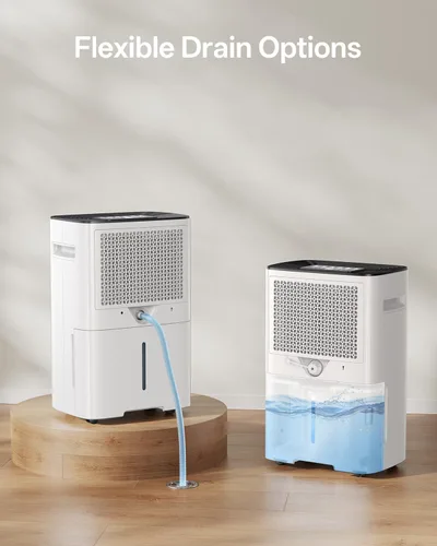 Miniatura 7 de Deshumidificador para Sótano, Deshumidificadores de 52 Pintas para Dormitorio Baño Habitación Grande Hogar, Deshumidificador de 4500 Pies Cuadrados