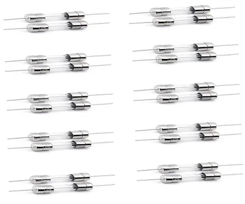 Miniatura 4 de 3.15A, T3.15A, fusible de 250V, 0.197 x 0.787 in, soplado lento, fusible de plomo de vidrio, fusibles de plomo de vidrio de cartucho 3.15AL, 20