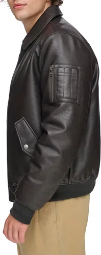 Miniatura 3 de Tommy Hilfiger Chaqueta bomber de piel sintética para hombre