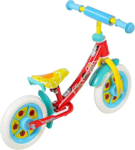 Miniatura 3 de Dynacraft Cocomelon Bicicleta de equilibrio para niños, ideal para niños pequeños, ligera y duradera, diseño divertido y colorido, perfecta para Rojo