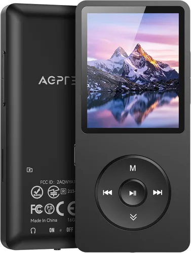 Miniatura 14 de AGPTEK A02PL Reproductor de MP3 de 64 GB, 70 horas de reproducción, sin pérdidas de sonido, Reproductor de música, Soporta hasta 128 GB
