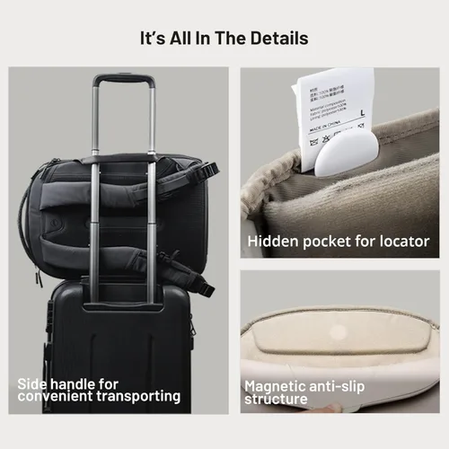 Miniatura 7 de PGYTECH OneGo Lite - Mochila para cámara de 16L resistente al agua, DSLR/sin espejo, para Sony/Canon/Fujifilm, mochila para dron, soporte