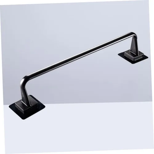 Miniatura 6 de Uonlytech Toallero negro multiusos para colgar en la pared, estantes para colgar toallas de mano, estante para toallas de dormitorio universitario