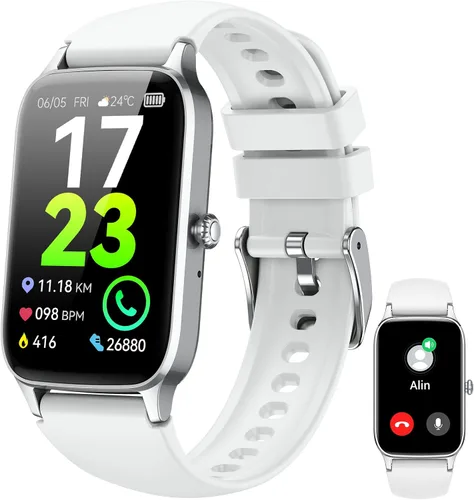 Reloj inteligente (respuesta/hacer llamada), nuevo rastreador de fitness 2025 para hombres y mujeres, reloj de fitness HD de 1.57 pulgadas, monitor
