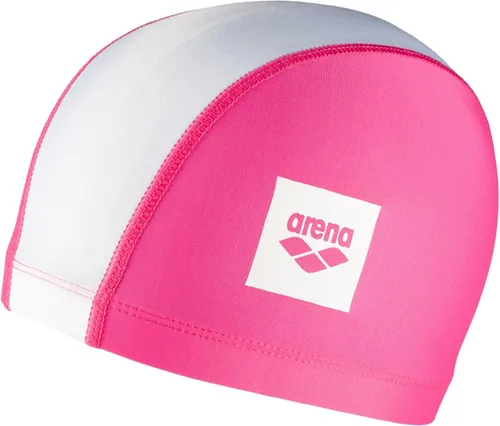 Arena Arena Junior Unix II Kids’ Fabric Swim Cap for Boys and Girls Ages 6 to 12 Rosa/blanco