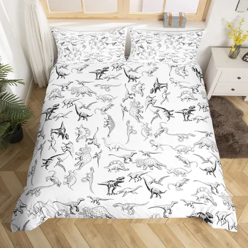 Miniatura 14 de Juego de ropa de cama de construcción, tamaño individual, para niños, camiones, juego de funda de edredón para niños, adolescentes, caricaturas