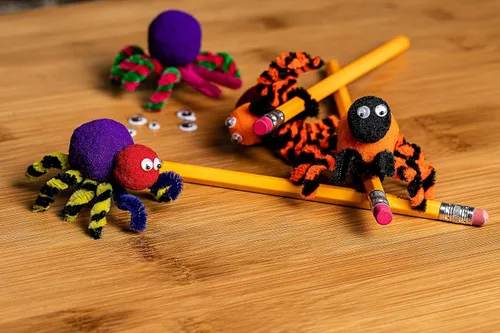 Miniatura 5 de Incraftables 300 pompones con ojos saltones de algodón de 1 pulgada para manualidades, sombreros, artes y decoraciones. Juego de regalo de pompones