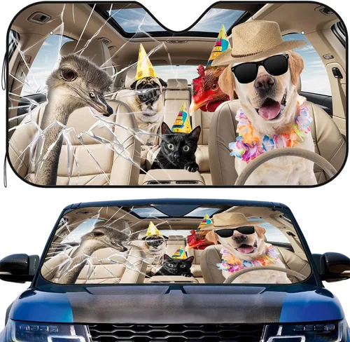 Miniatura 10 de Parasol personalizado para parabrisas de automóvil Visera solar personalizada con 1-4 fotos Añade tu propia foto Logotipo Texto Plegable Reflectante