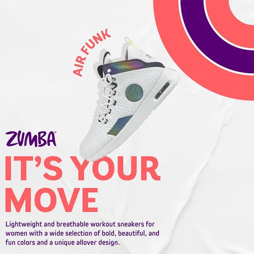Miniatura 2 de ZUMBA Air Funk - Tenis de baile para mujer