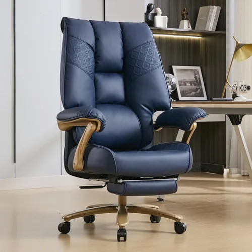 EXCEBET Silla de oficina ejecutiva grande y alta con reposapiés, capacidad de 400 libras, silla de oficina ergonómica de respaldo alto con soporte