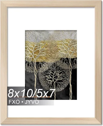 Miniatura 49 de Fxojyvo Marco de Fotos de 4x6, Muestra Foto de 3.5x5 con Paspartú o 4 x 6 Sin Paspartú, Liviano y de Alta Transparencia Marco de 4 por 6 para Pared