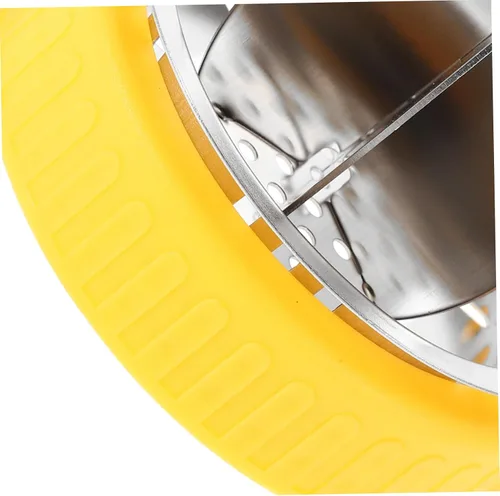 Miniatura 3 de Cabilock Exprimidor manual de cítricos de acero inoxidable con mango ergonómico, tapa de exprimidor resistente para limones y naranjas, fácil
