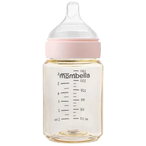 Miniatura 11 de Mombella PPSU - Biberones de 6 onzas, biberón anticólicos con pezón de silicona suave y lento, botella de leche para recién nacido de 0 meses o más