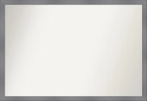 Miniatura 373 de Amanti Art Espejo personalizado, espejo de baño gris plomo a rayas, espejo de pared o espejo de tocador de baño sobre el fregadero