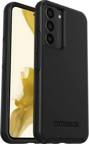Miniatura 8 de OtterBox Funda para Galaxy S22 Symmetry Series - STARDUST (brillante/transparente), ultra suave, compatible con carga inalámbrica, bordes elevados