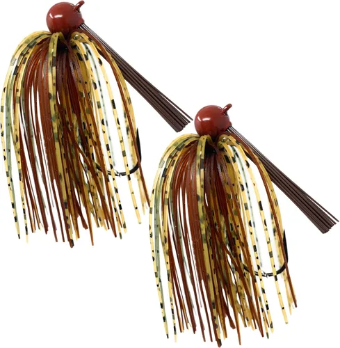 Miniatura 20 de Reaction Tackle Plantillas de fútbol de tungsteno para pesca de lubina, diseño de cebo sin malas hierbas, 97% de tungsteno puro, cabeza de plantilla