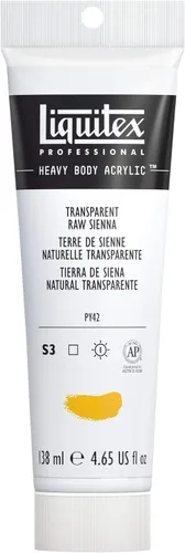 Miniatura 135 de Liquitex Pintura Acrílica Profesional de Cuerpo Pesado, Tubo de 2 oz (59ml), Rojo Fluorescente