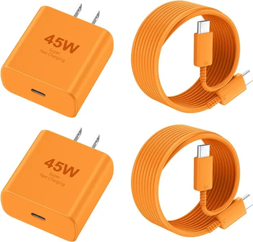 iPhone 17 16 Pro Max Charger Fast Charging, 45W USB C iPhone 17 16 Super Fast Charger Block with 10ft Long Type C Charging Cable Cord for iPhone 17