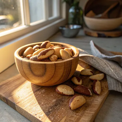 Miniatura 4 de Elan Nueces de Brasil crudas orgánicas, 6.5 onzas, nueces enteras, sin cáscara, sin OMG, veganas, sin gluten, kosher, bocadillos saludables