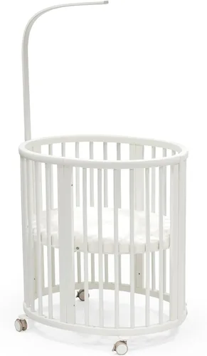 Miniatura 9 de Stokke Sleepi Mini Bundle V3, gris brumoso, incluye Sleepi Mini V3, colchón y barra de cortina, adecuado para edades de 0 a 5 años, ajustable