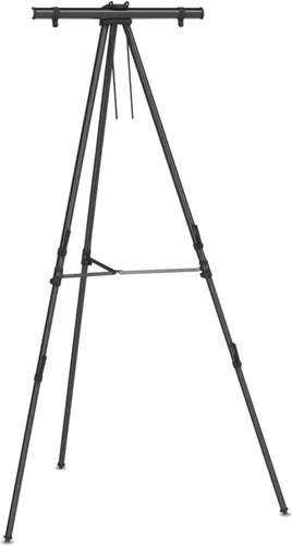 Miniatura 7 de Quartet Caballete, Aluminio, Servicio Pesado, Telescoping, 66" Max. Altura, Soporta 45 Lbs, Negro (56EX)